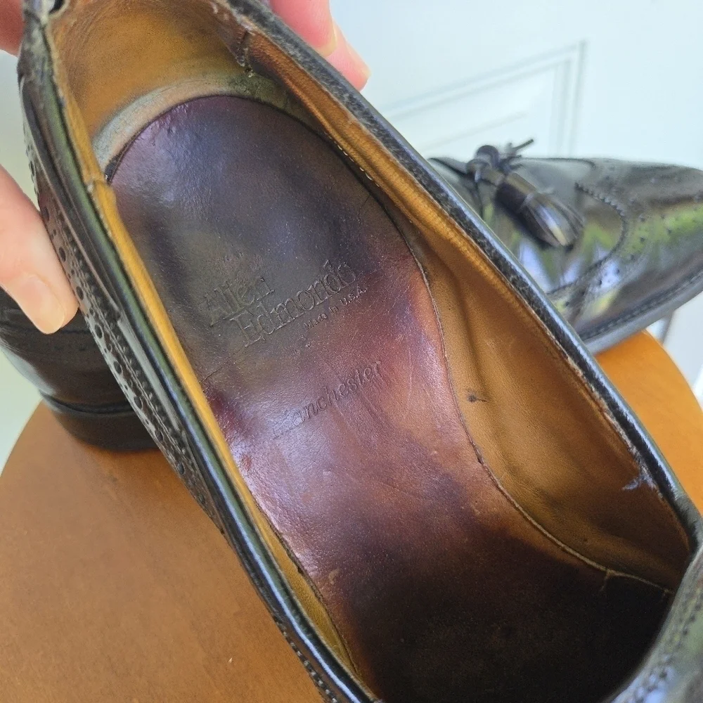 Allen Edmonds Manchester Black Leather Loafers